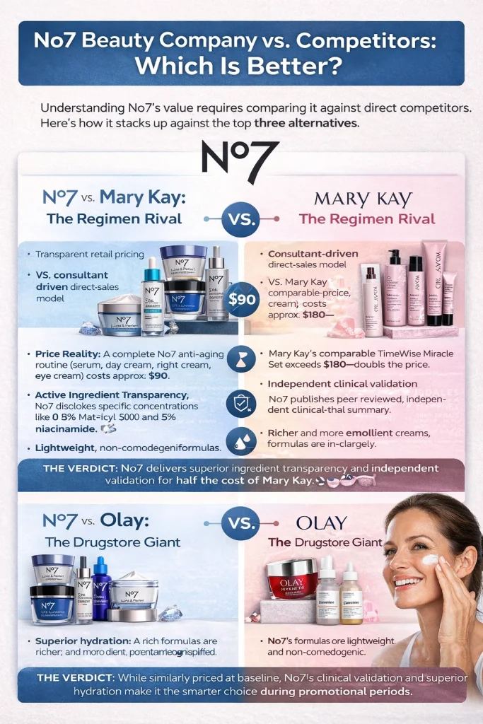 No7 vs. Top Competitors