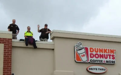 cop on a rooftop dunkin iowa special olympics