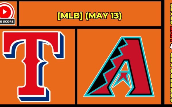 d backs vs rangers live updates score may 13
