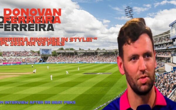 donovan ferreira ipl 2026 rr vs dc stats