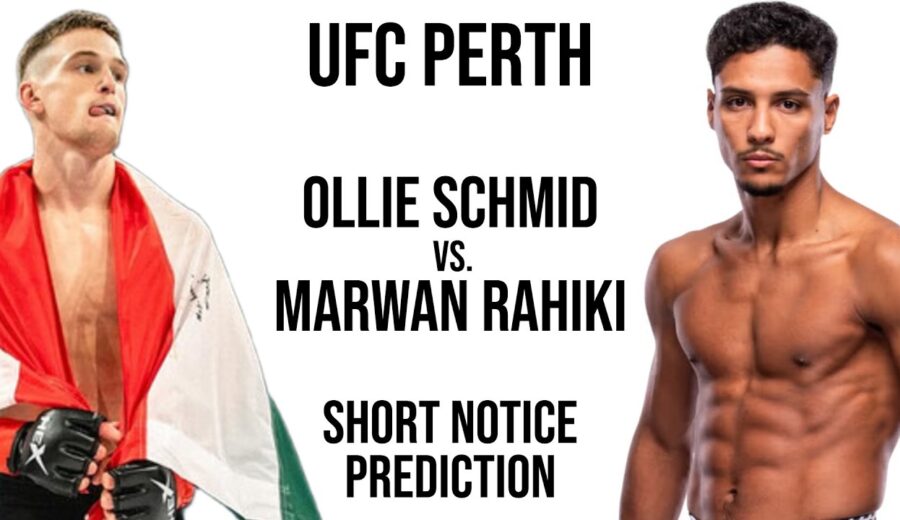 marwan rahiki vs ollie schmid ufc 275 perth