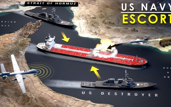 strait of hormuz us destroyers iran attack