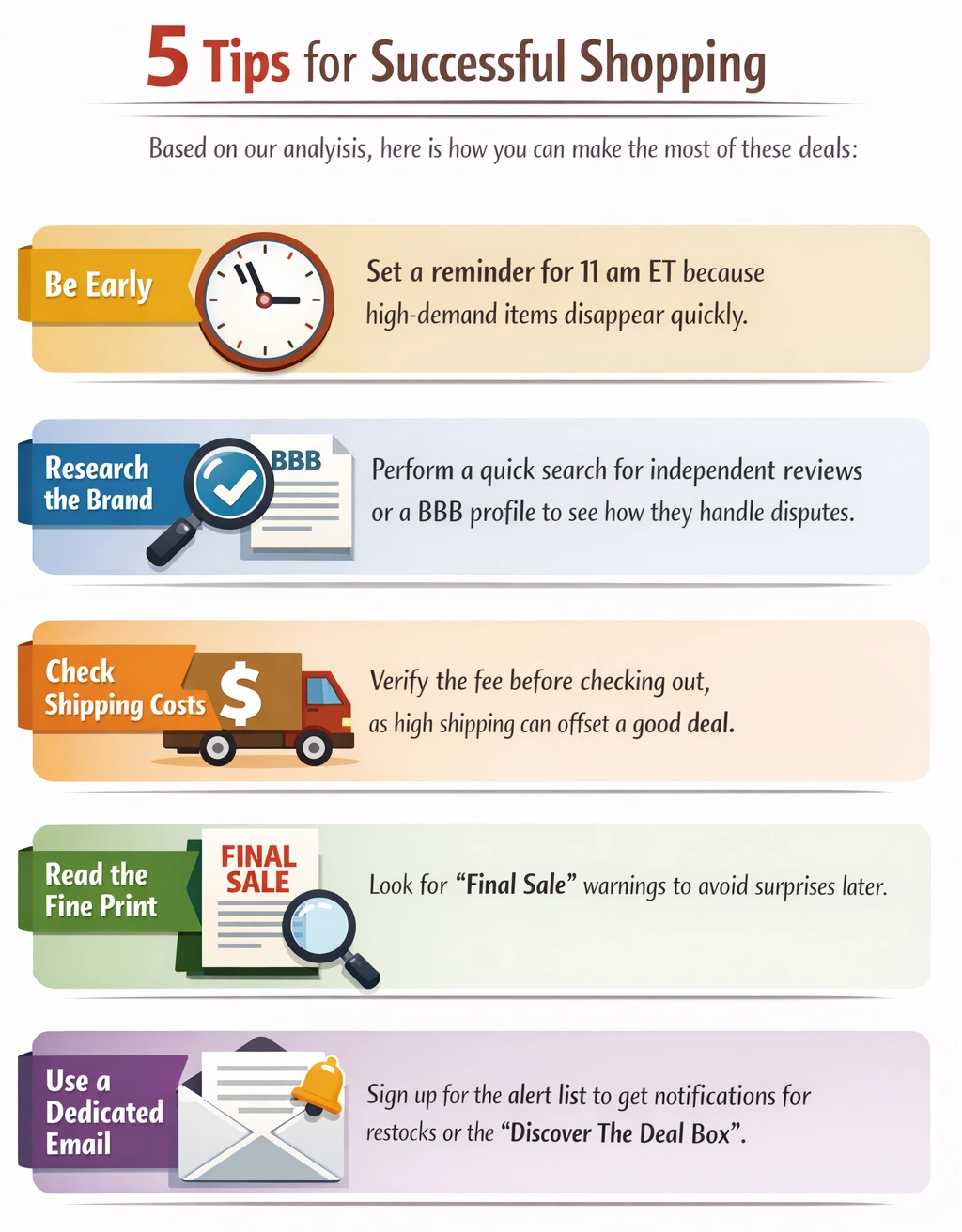 Tips for Successful Shopping