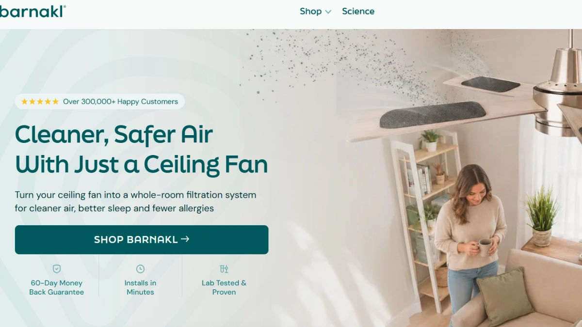 Barnakl Deals: Is This Ceiling Fan Air Filter Worth Buying?